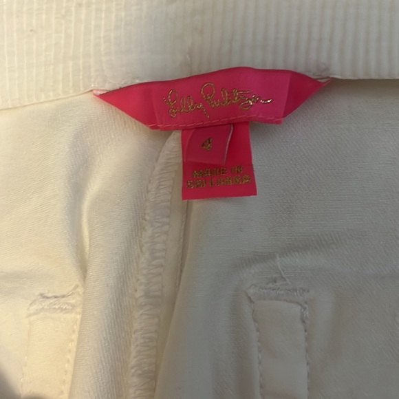 Lilly Pulitzer white side zip jeans - Picture 4 of 7